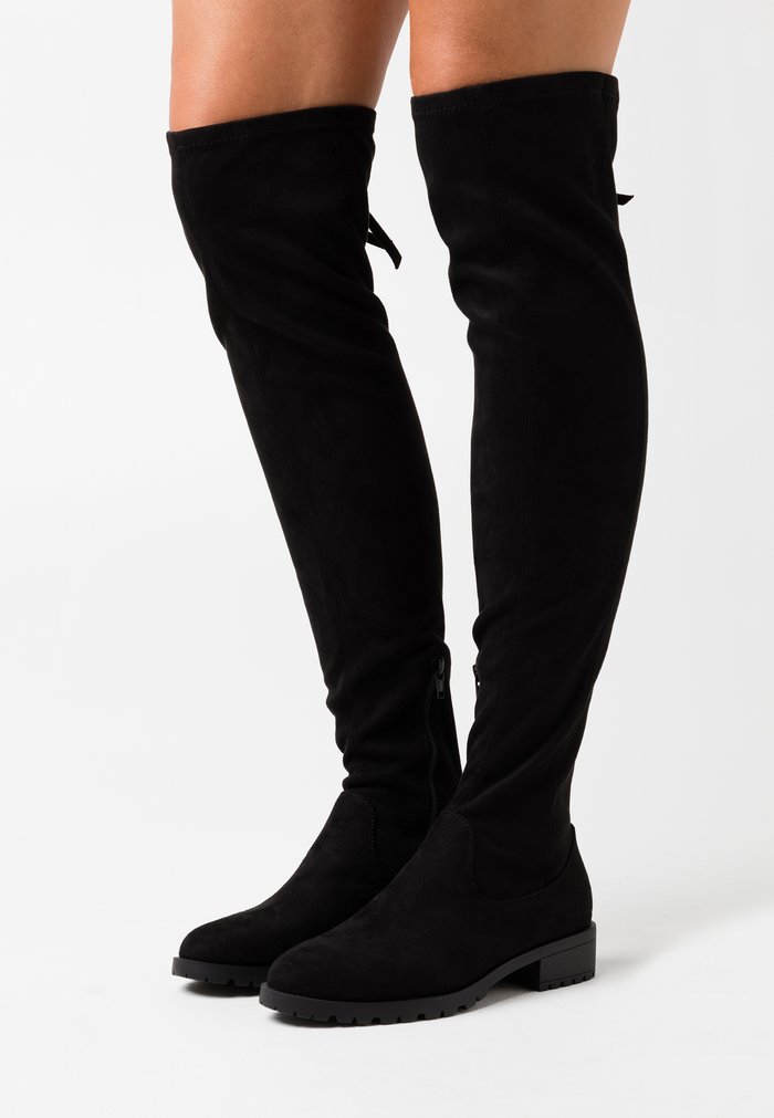 Bottes Anna Field Over the knee Noir Femme | ITL-4788481